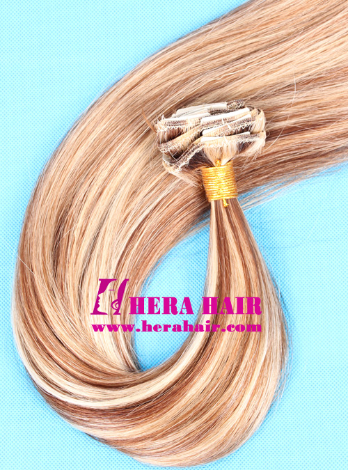 Hera 22 inches Piano 4/25 Color European Clip In Hair Extensions
