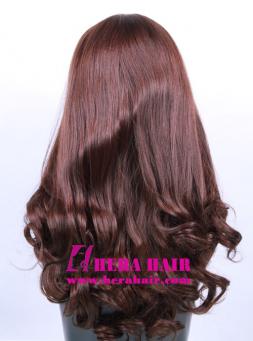 Hera 16 inches Wavy European Hair Jewish Wigs Back Photo